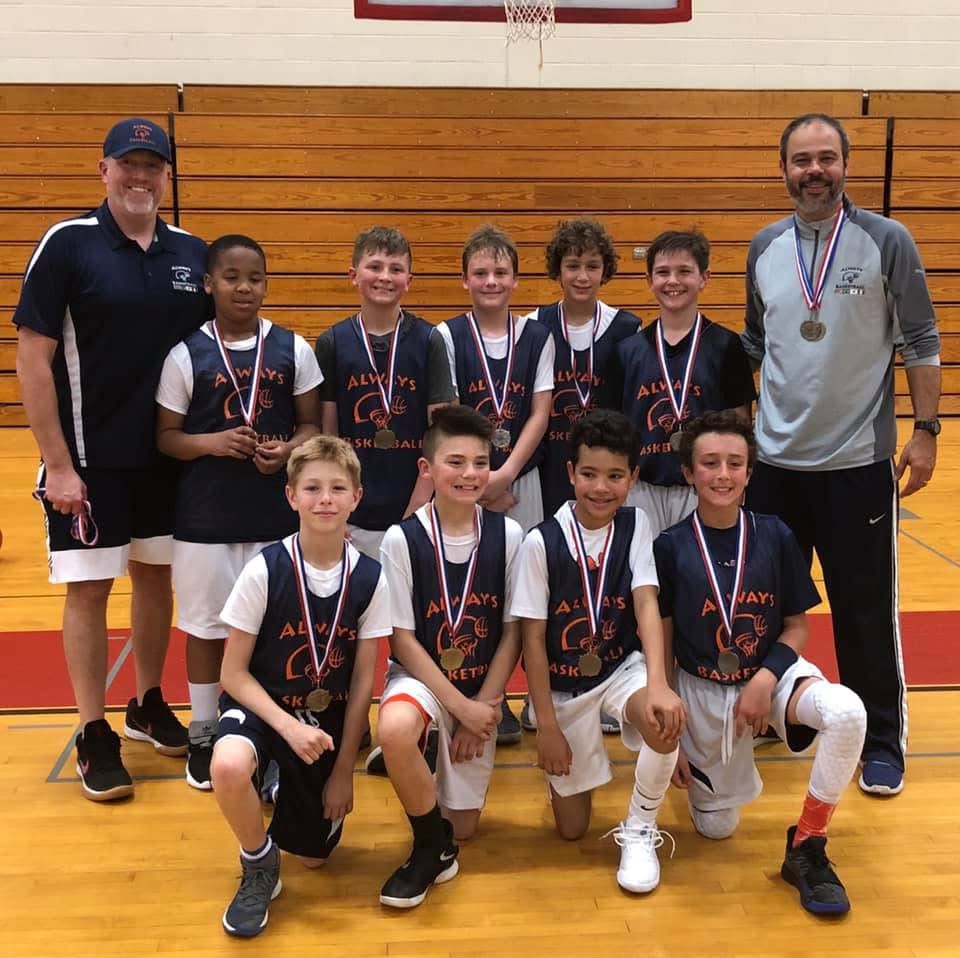 Always Basketball early boys basketball team in Northville Michigan