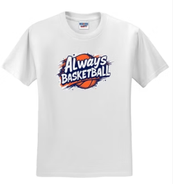 White T-shirt with Splash Logo